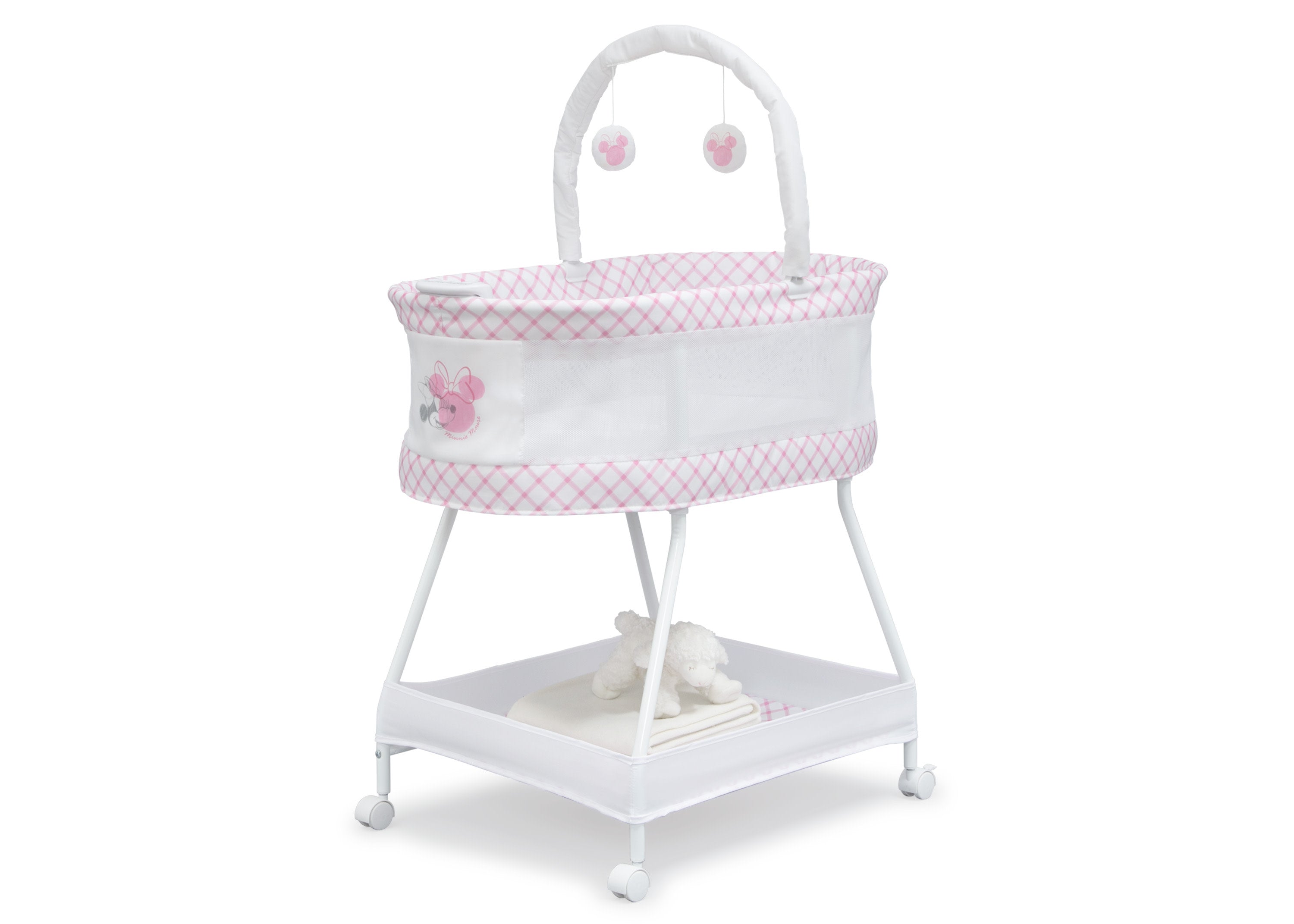 Minnie Mouse Sweet Dreams Bassinet | Delta Children Minnie Mouse Sweet Dreams Bassinet | Delta Children