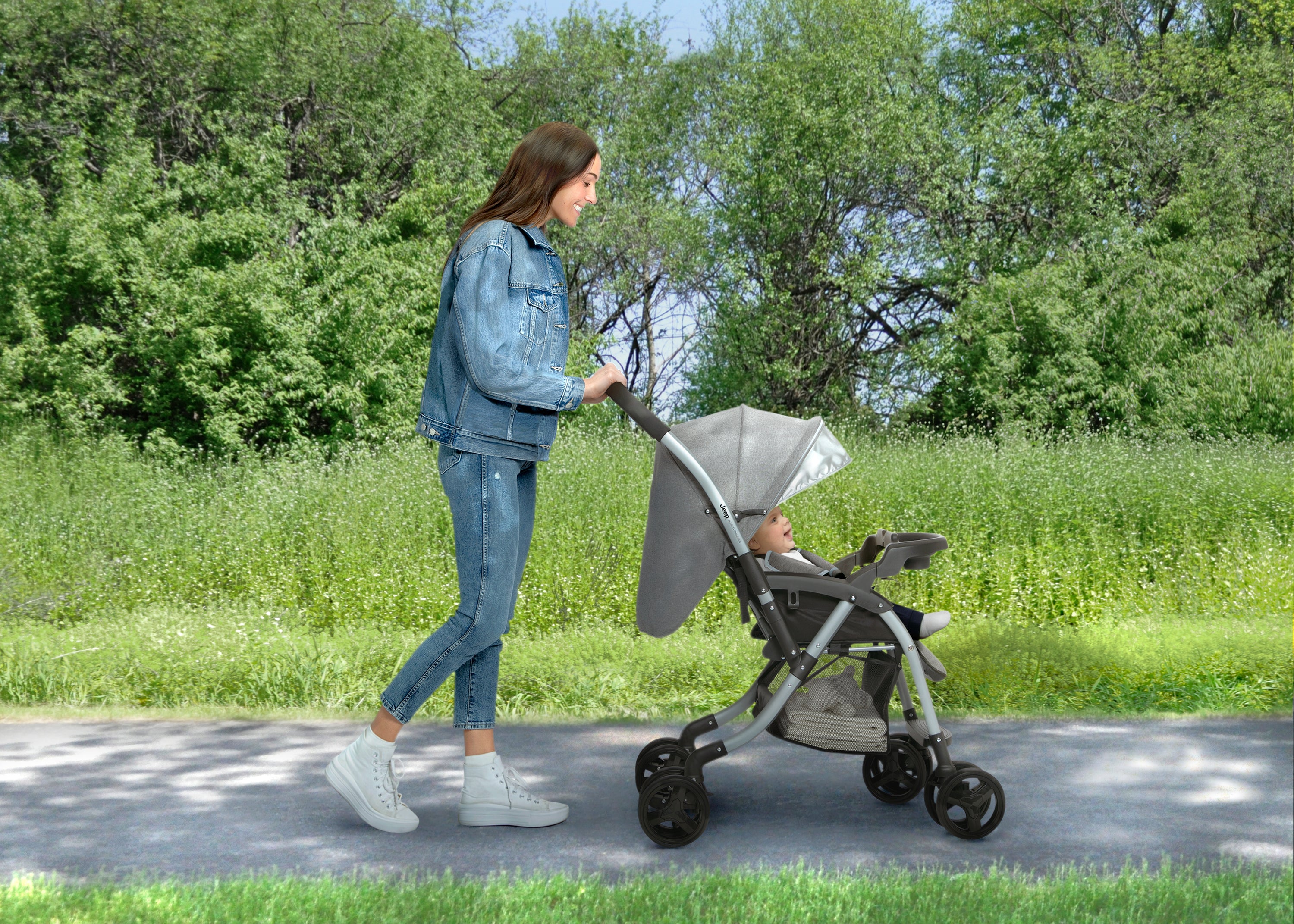 safety first reversible jogging stroller Jeep® Unlimited Reversible Handle Stroller