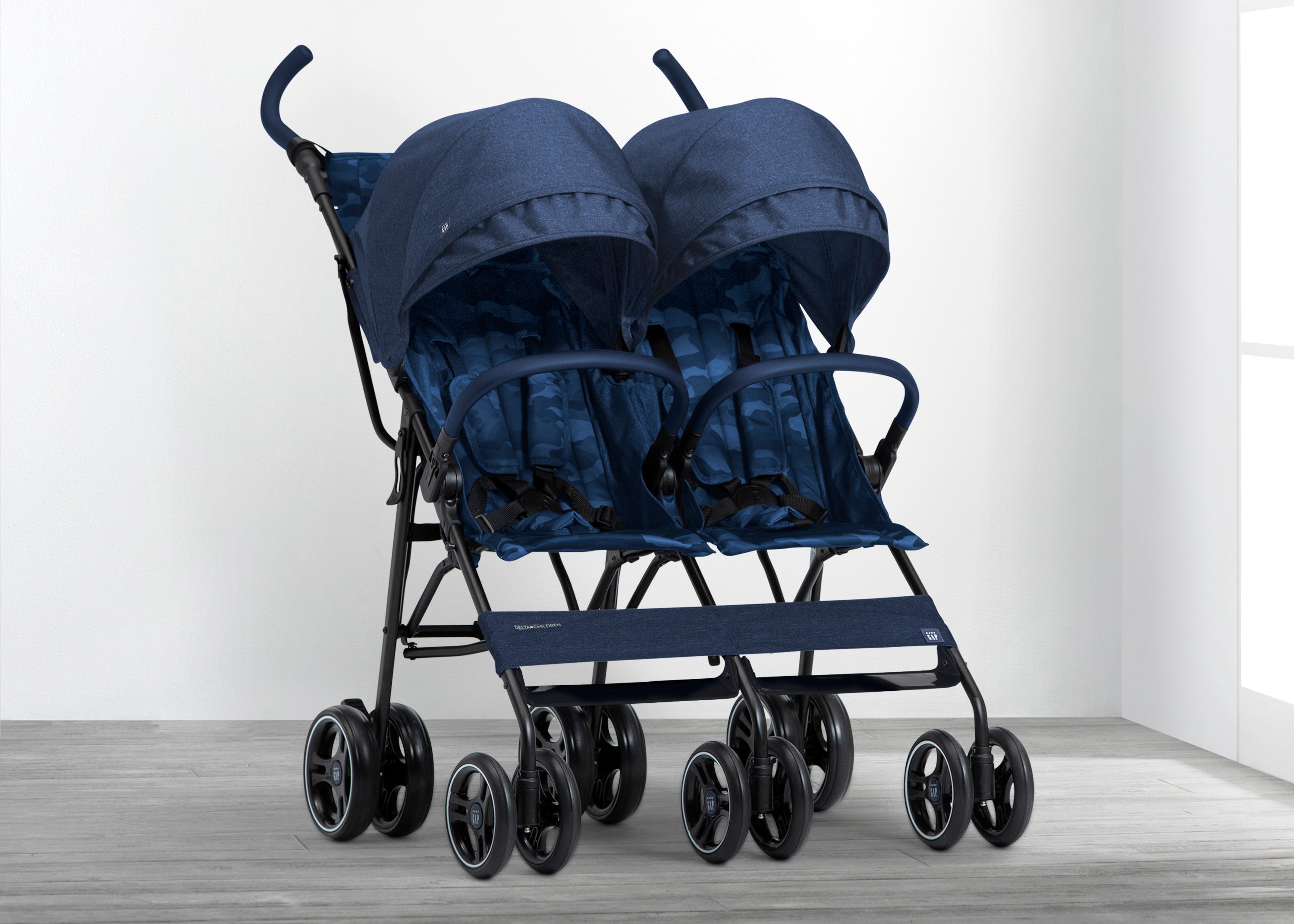 babyGap Classic Side-by-Side Double Stroller Delta Children