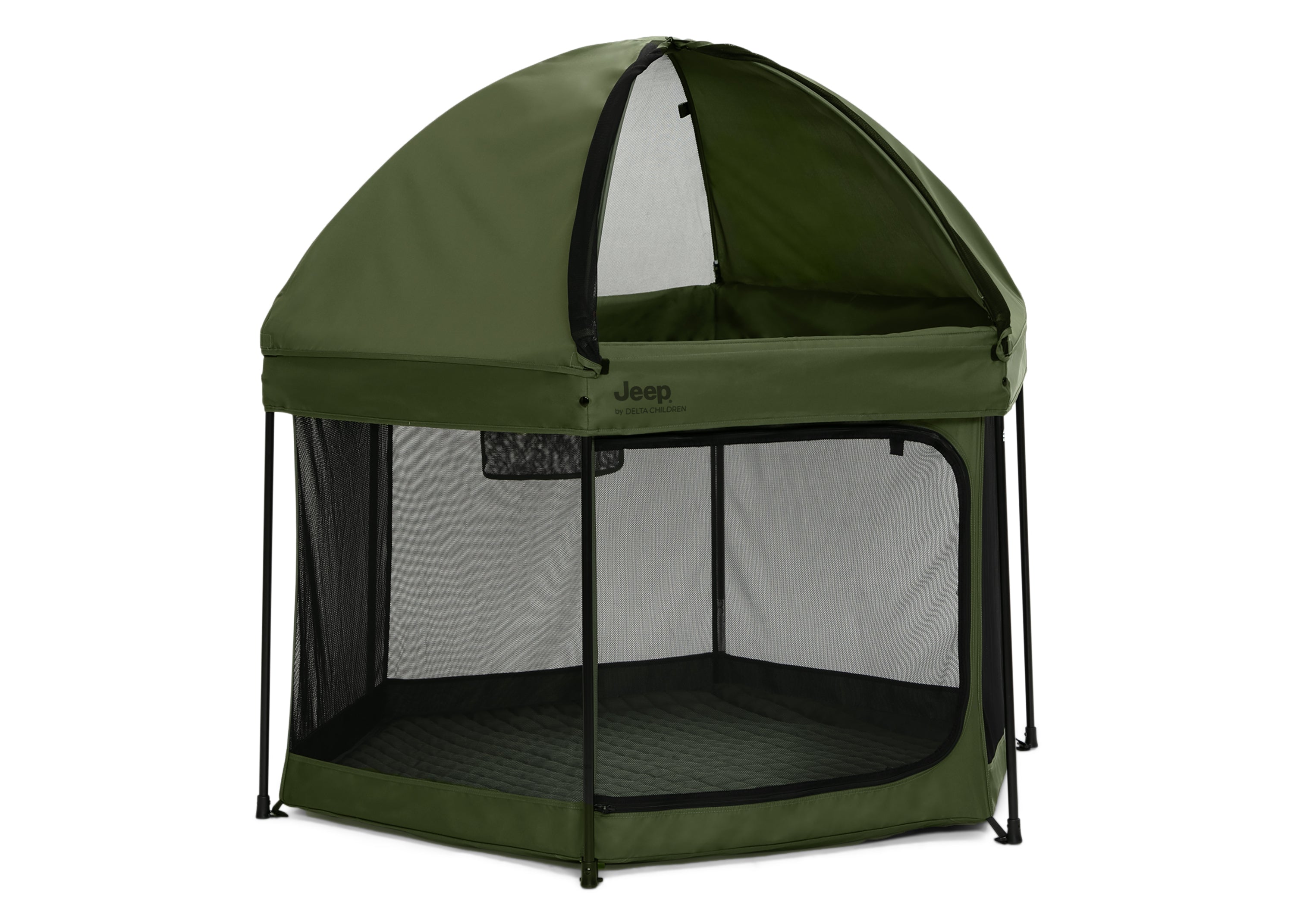 summer infant playard canopy Hexagon Pop Up Play Yard with Removable Canopy
