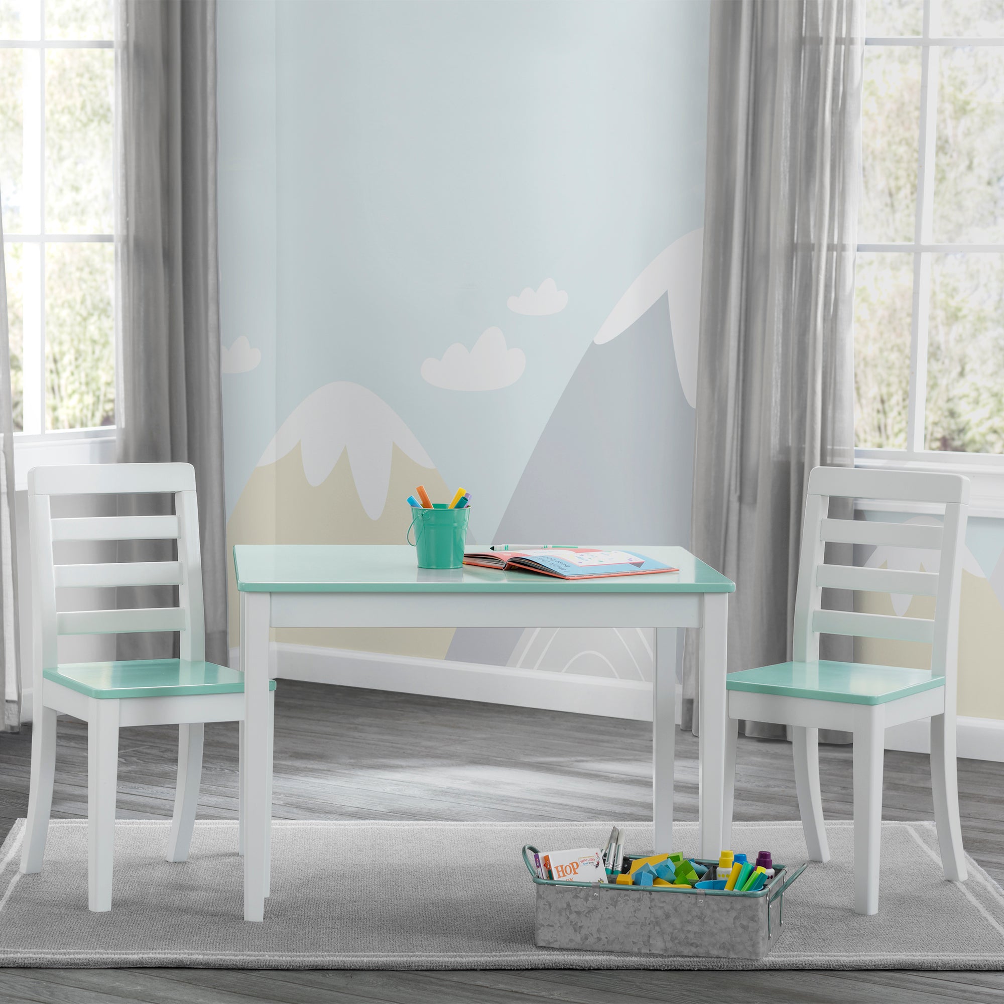Gateway Table 2 Chair Set Delta Children