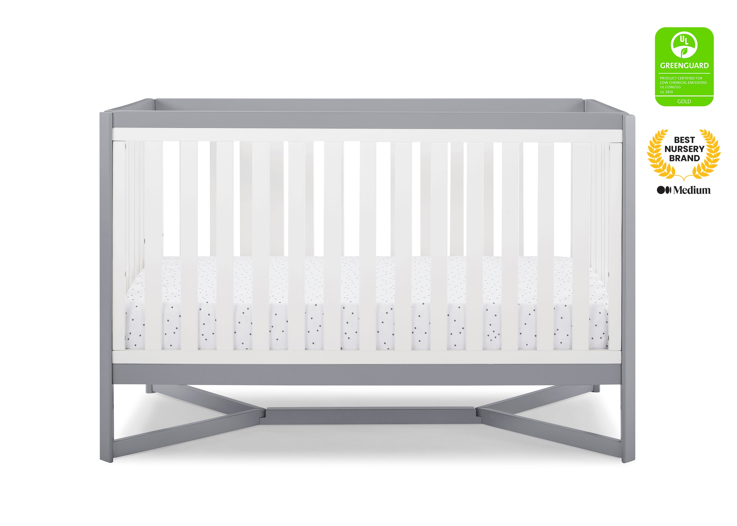 Delta Children Grey White Crib Delta Children Adley 3-in-1
