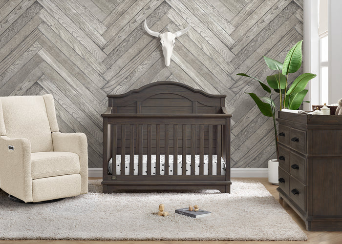 Asher 6-in-1 Convertible CribRustic Grey (084)