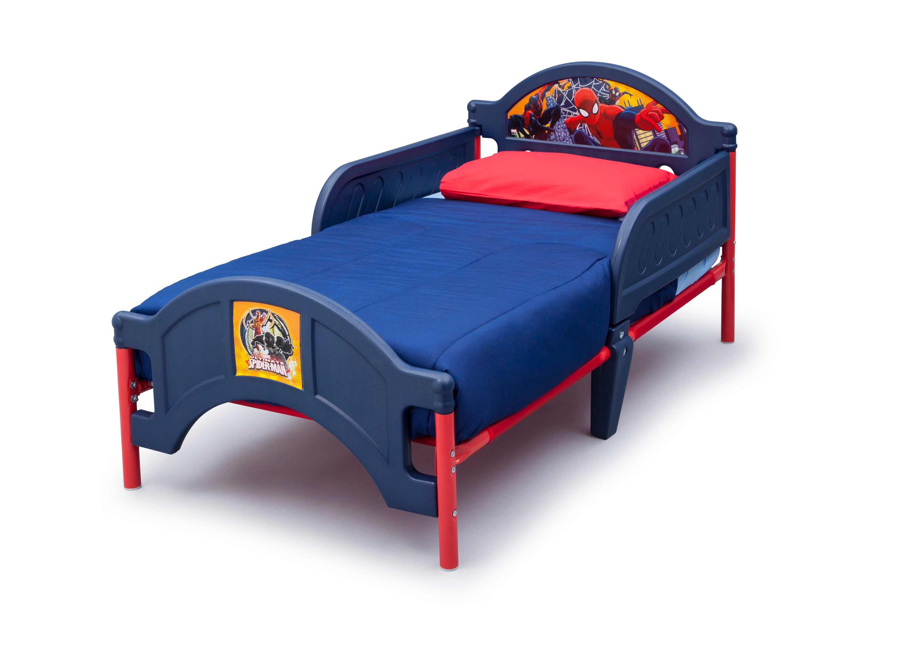 Marvel SpiderMan 4Piece Toddler Bedroom Set Includes Toddler Bed a