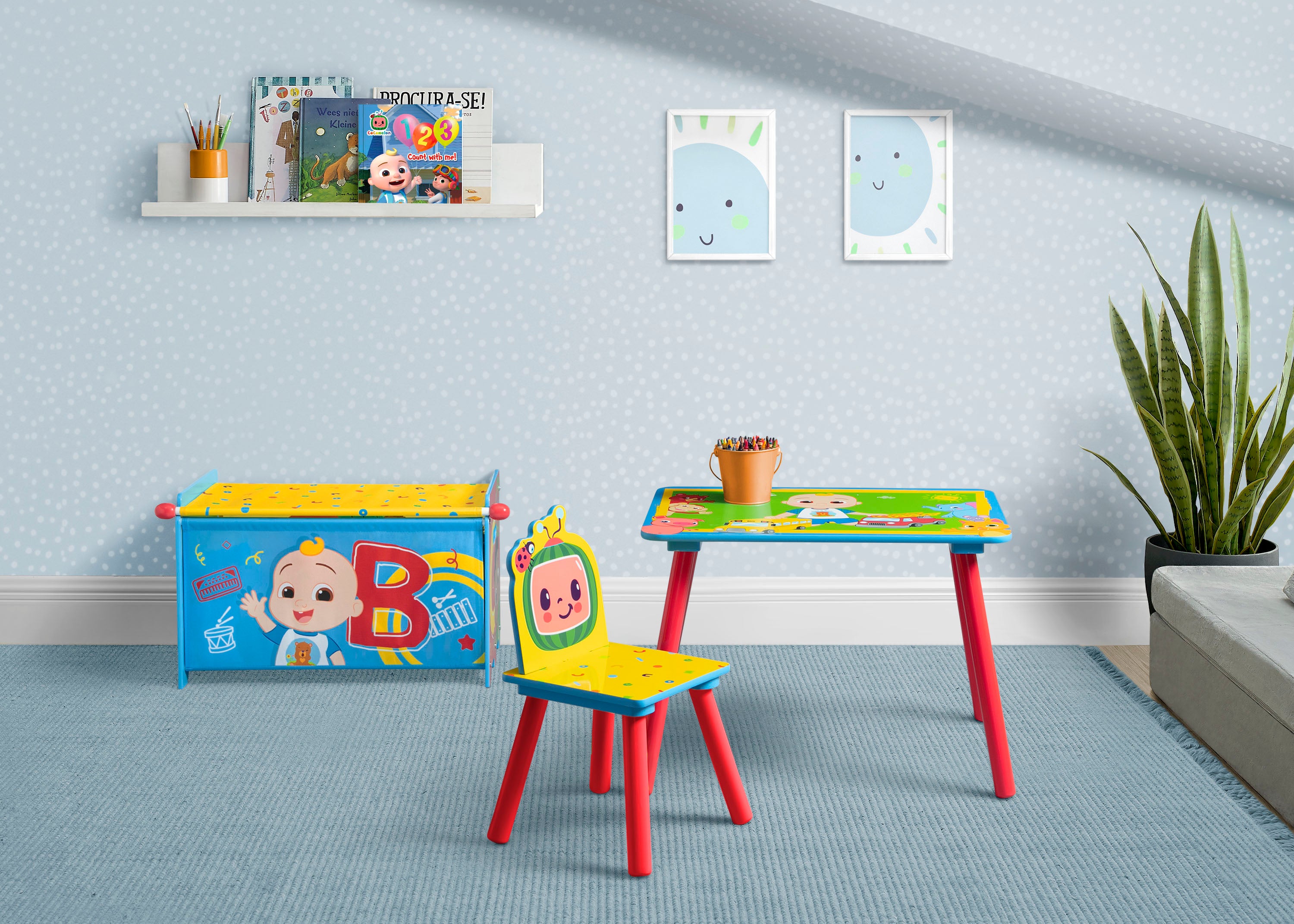 CoComelon 3-Piece Toddler Playroom Set | Delta Children