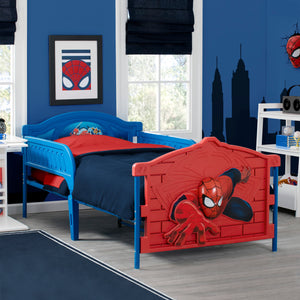 Spider-Man Plastic 3D Twin Bed 12
