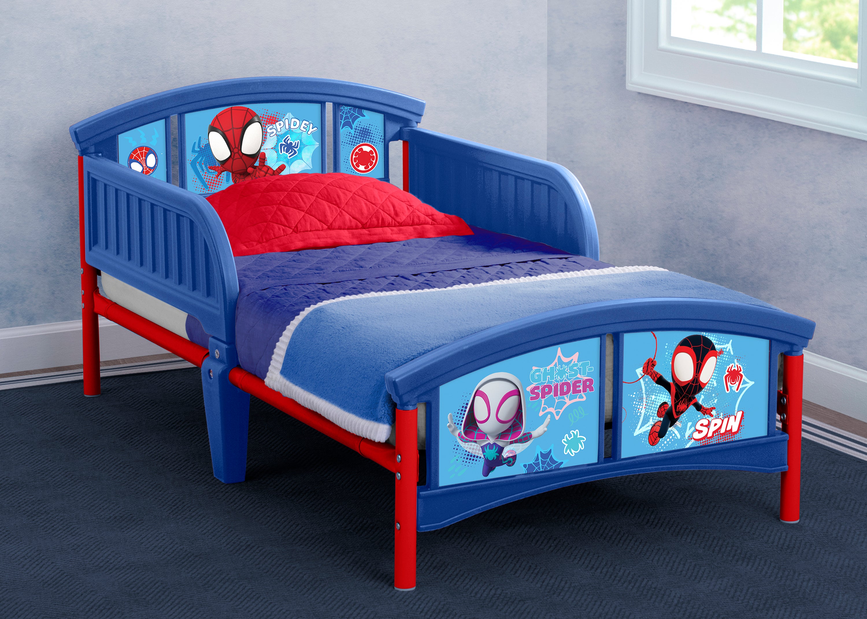 Delta Children Spider-Man Plastic Toddler Bed