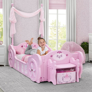 Princess Carriage Convertible Toddler-to-Twin Bed 1