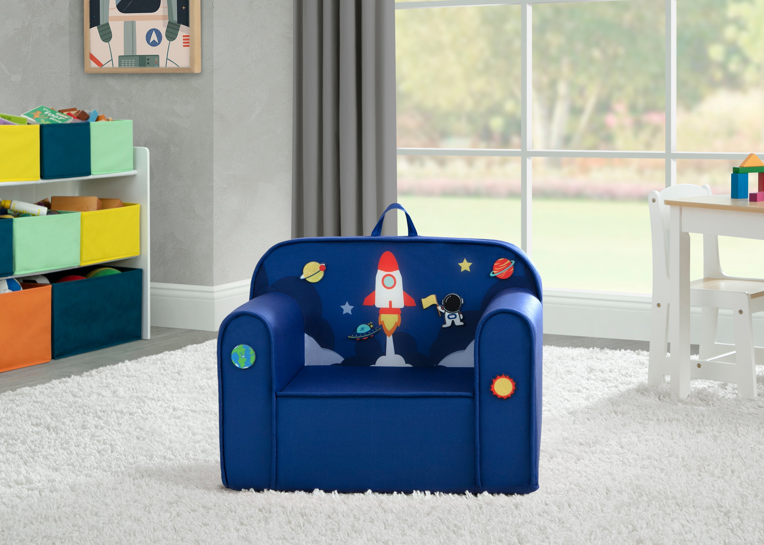 delta children chair Mix & Match Cozee Kids Chair with Interchangeable Patches Space (1610)