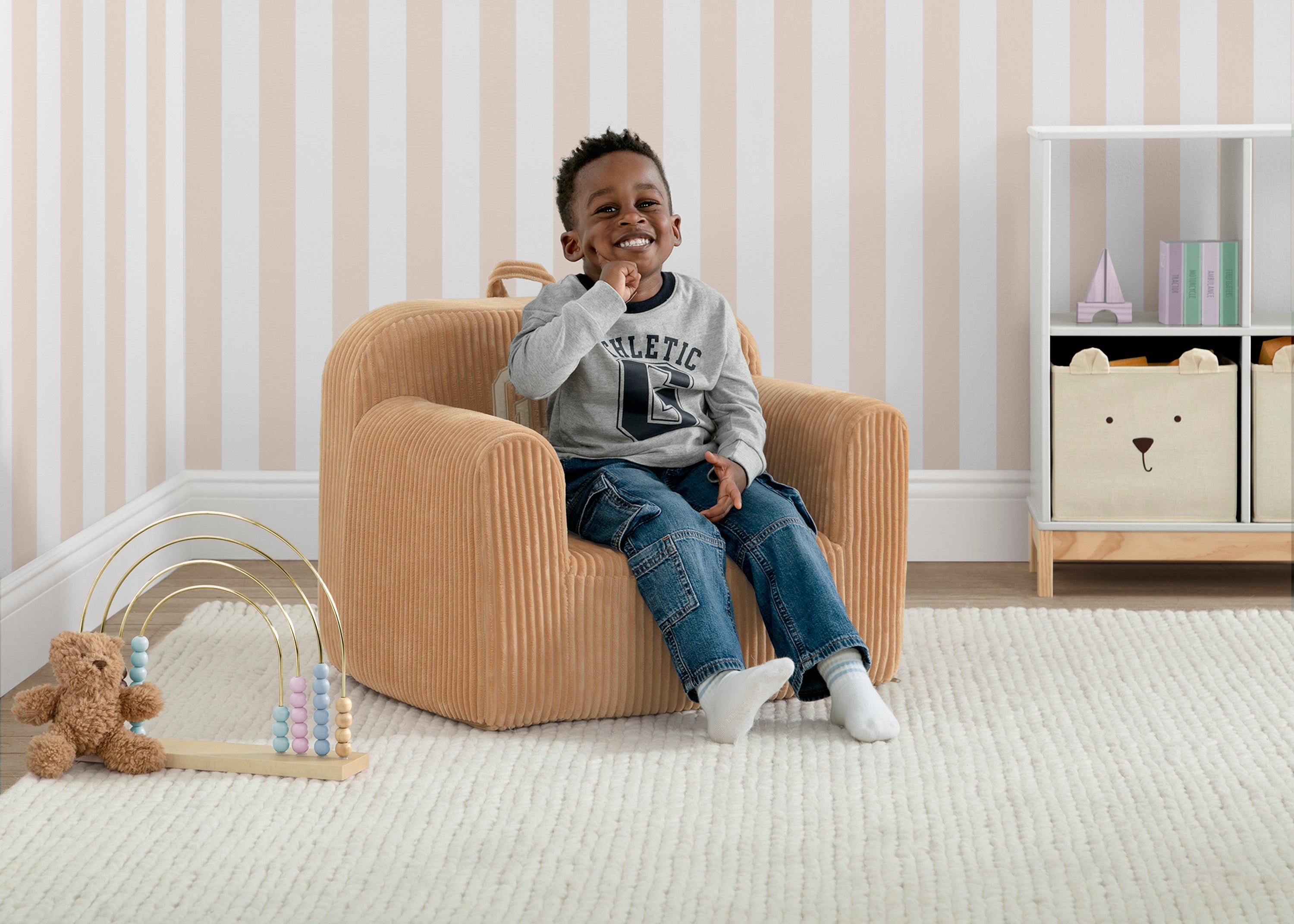 babyGap Ribbed Velour Chair | Delta Children