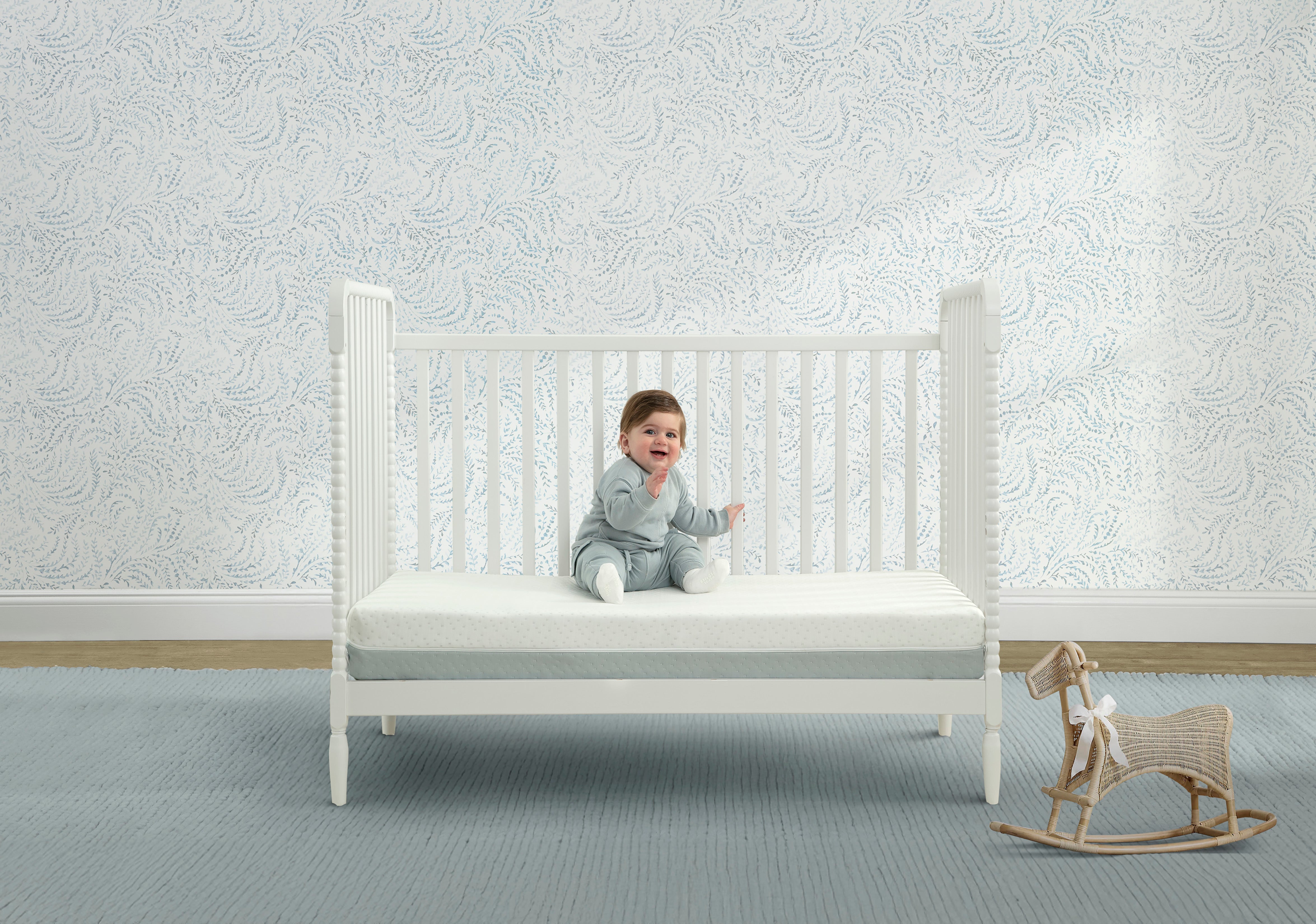 Delta Children Winter Breeze Crib & Toddler Mattress