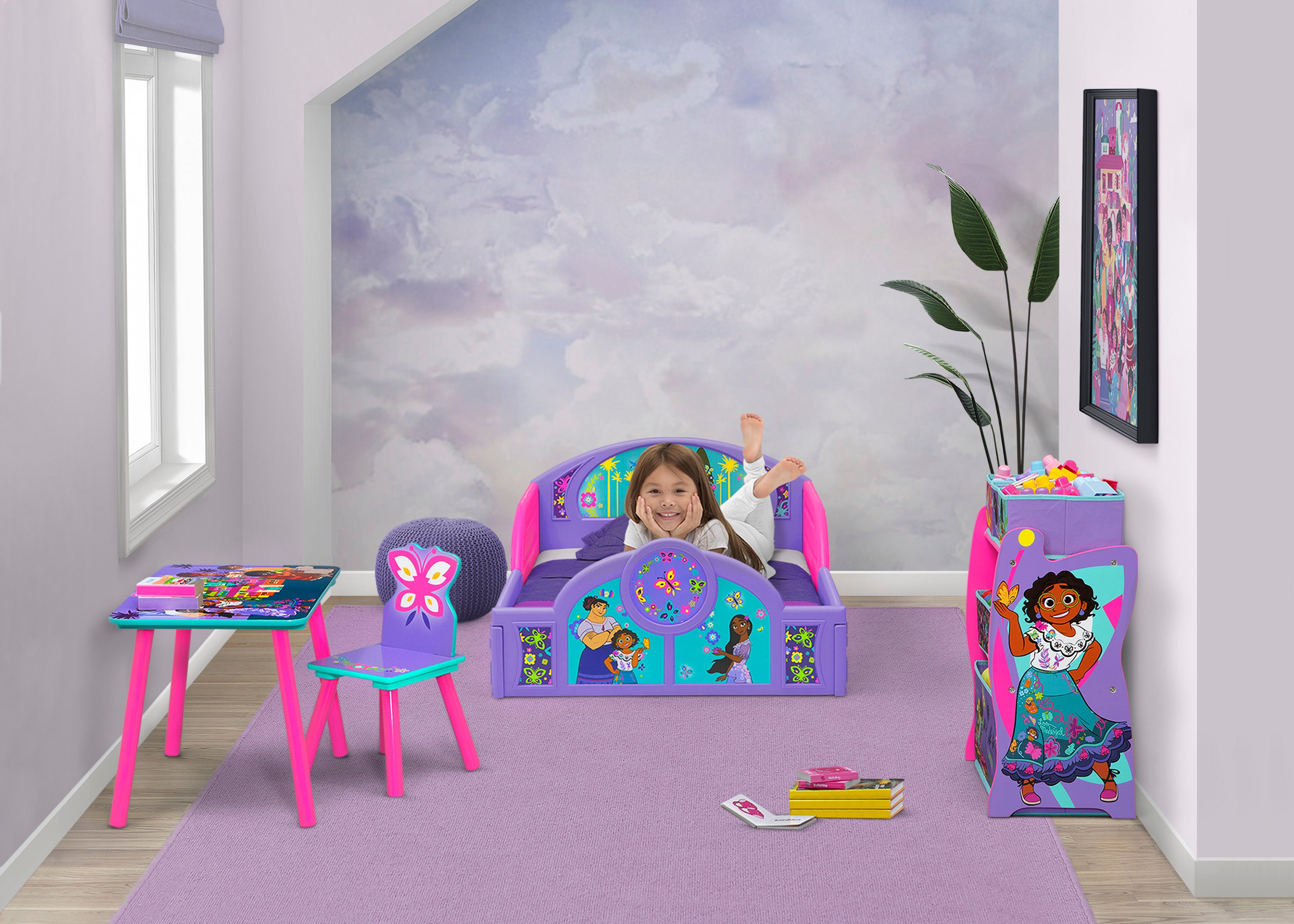 Encanto Plastic Sleep and Play Toddler Bed | Delta Children