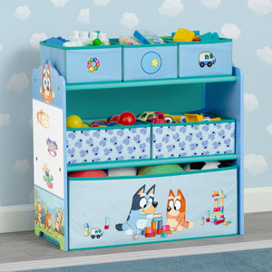 Bluey Design & Store 6 Bin Toy Storage Organizer 3