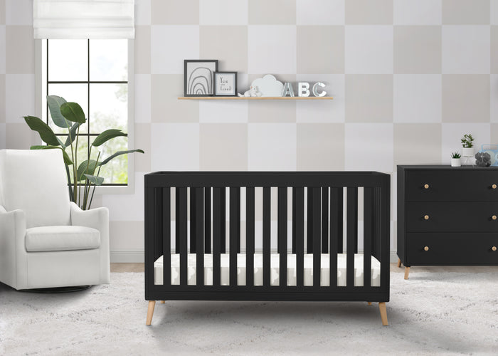 Essex 4-in-1 Convertible CribEbony with Natural (1482)