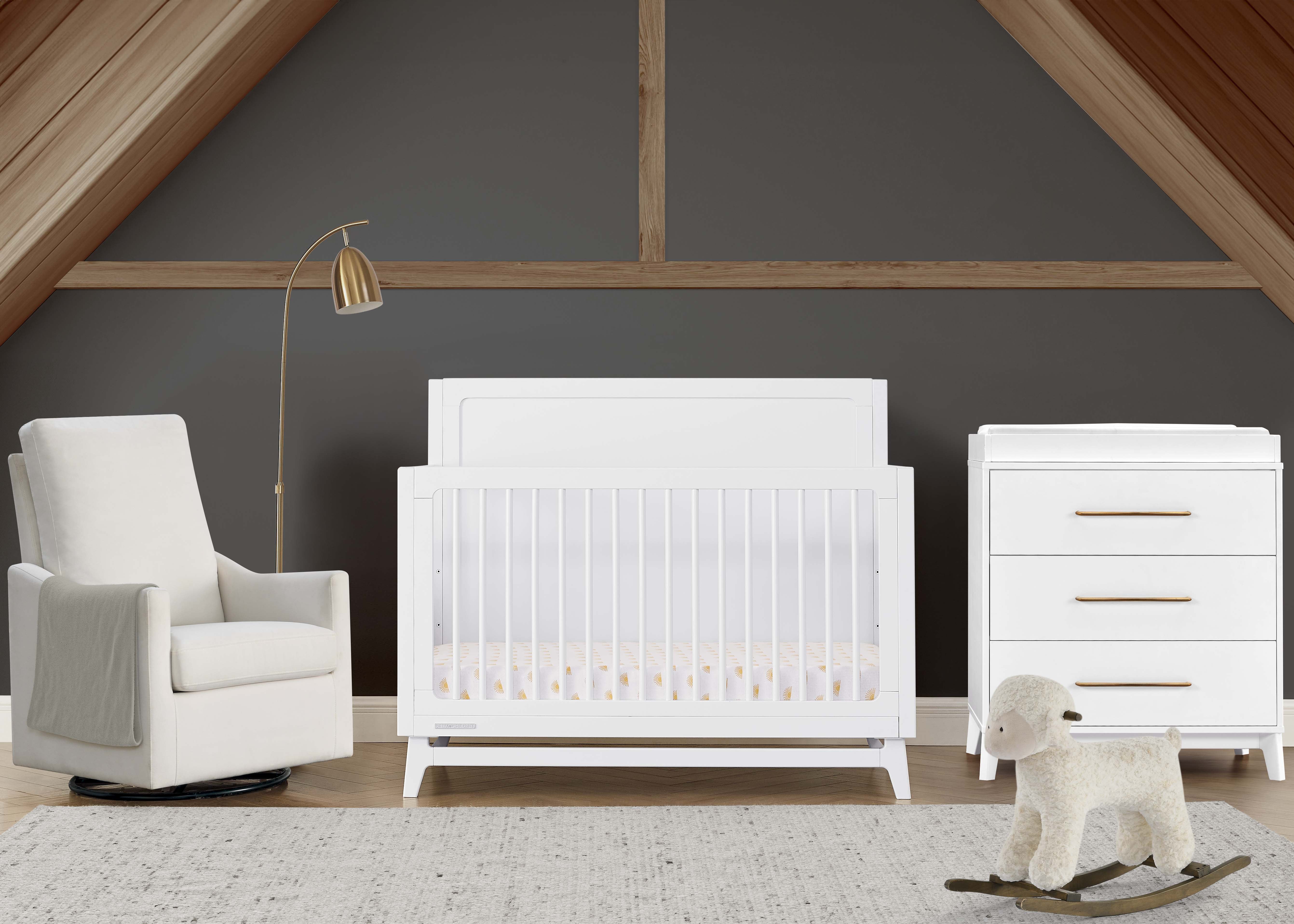 Complete The Look for Spencer 3 Drawer Dresser with Changing Top and Interlocking Drawers