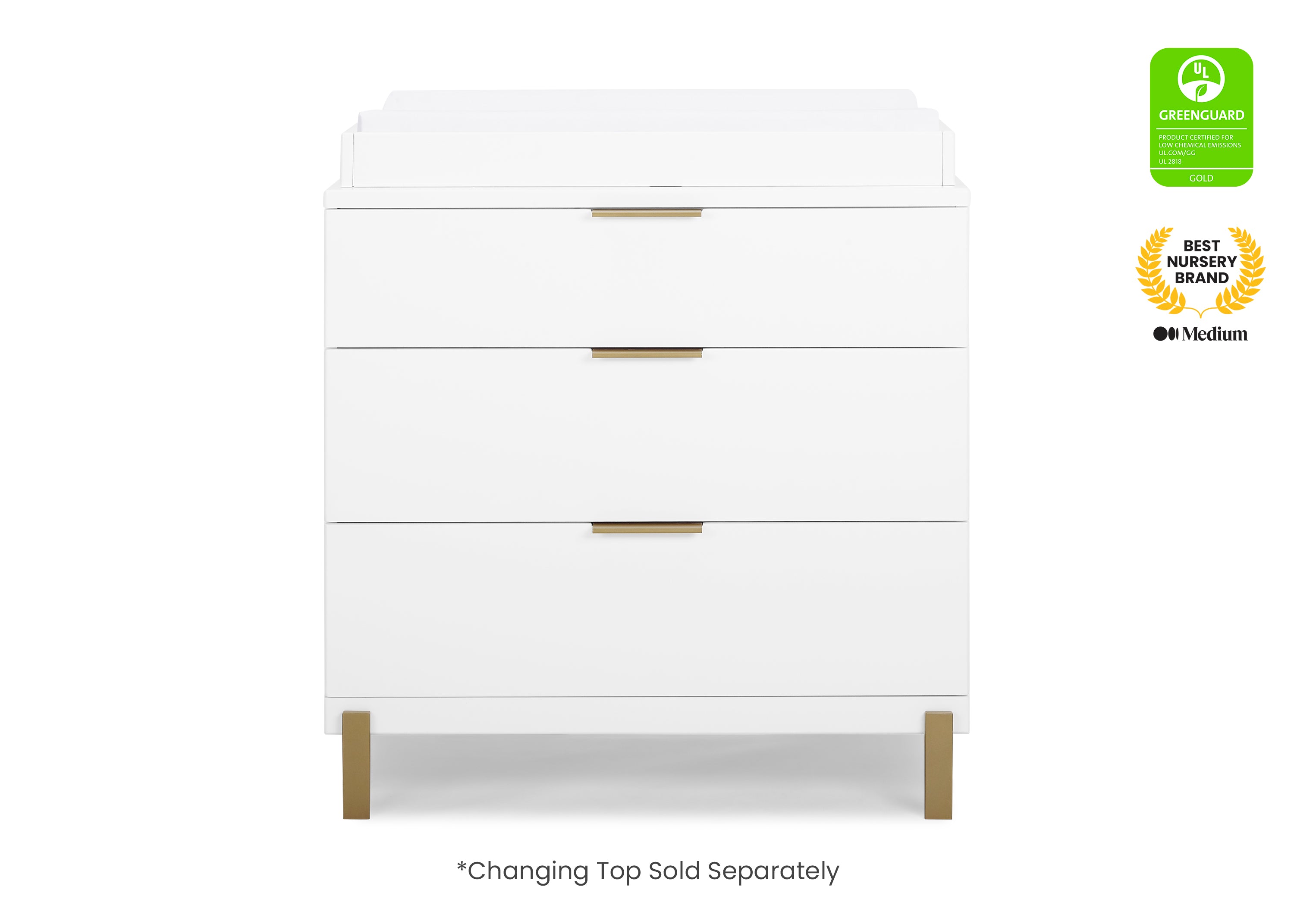 Hendrix 3 Drawer Dresser - Delta Children