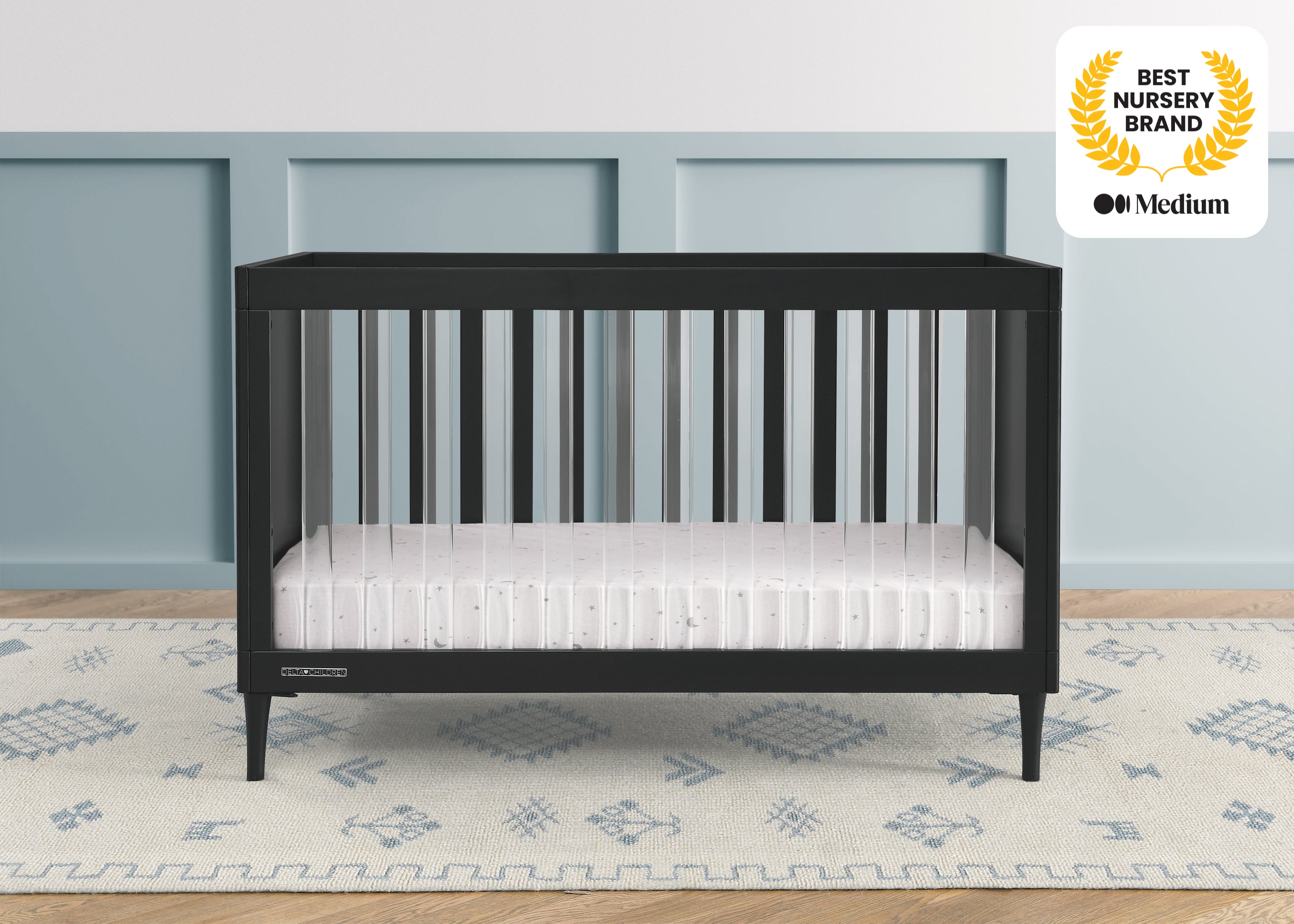 delta children bowie crib Delta Children Bowie 4-in-1 Convertible Crib