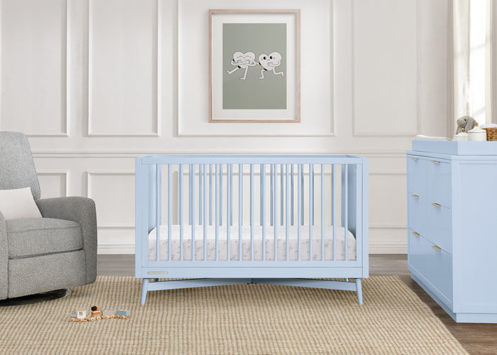 Dylan 4-in-1 Convertible CribCloud Blue (1528)