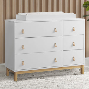 babyGap Legacy 6 Drawer Dresser with Leather Pulls and Interlocking Drawers 16