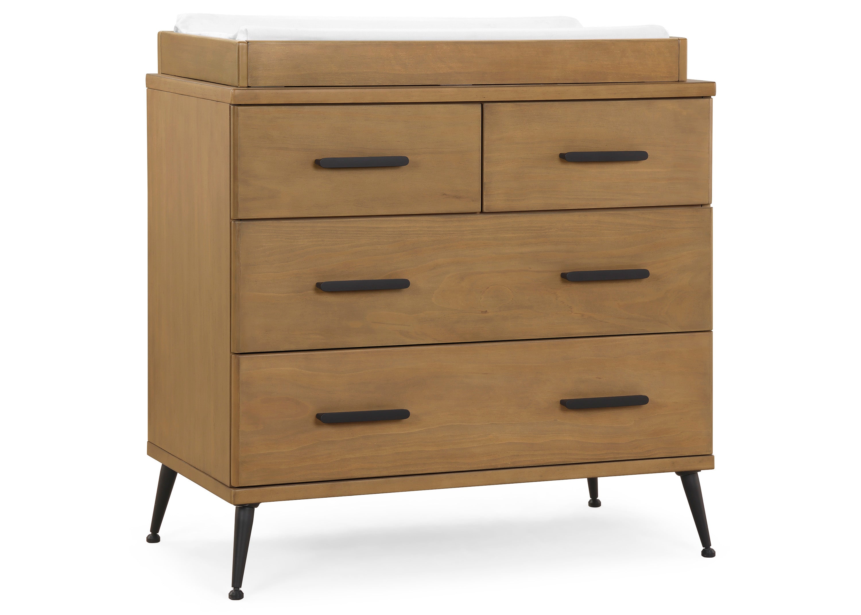 delta children sloane dresser Sloane 4 Drawer Dresser with Changing Top and Interlocking Drawers