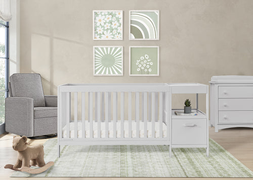 Alice 5-in-1 Convertible Crib and Changer