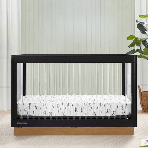 James Acrylic 4-in-1 Convertible Crib