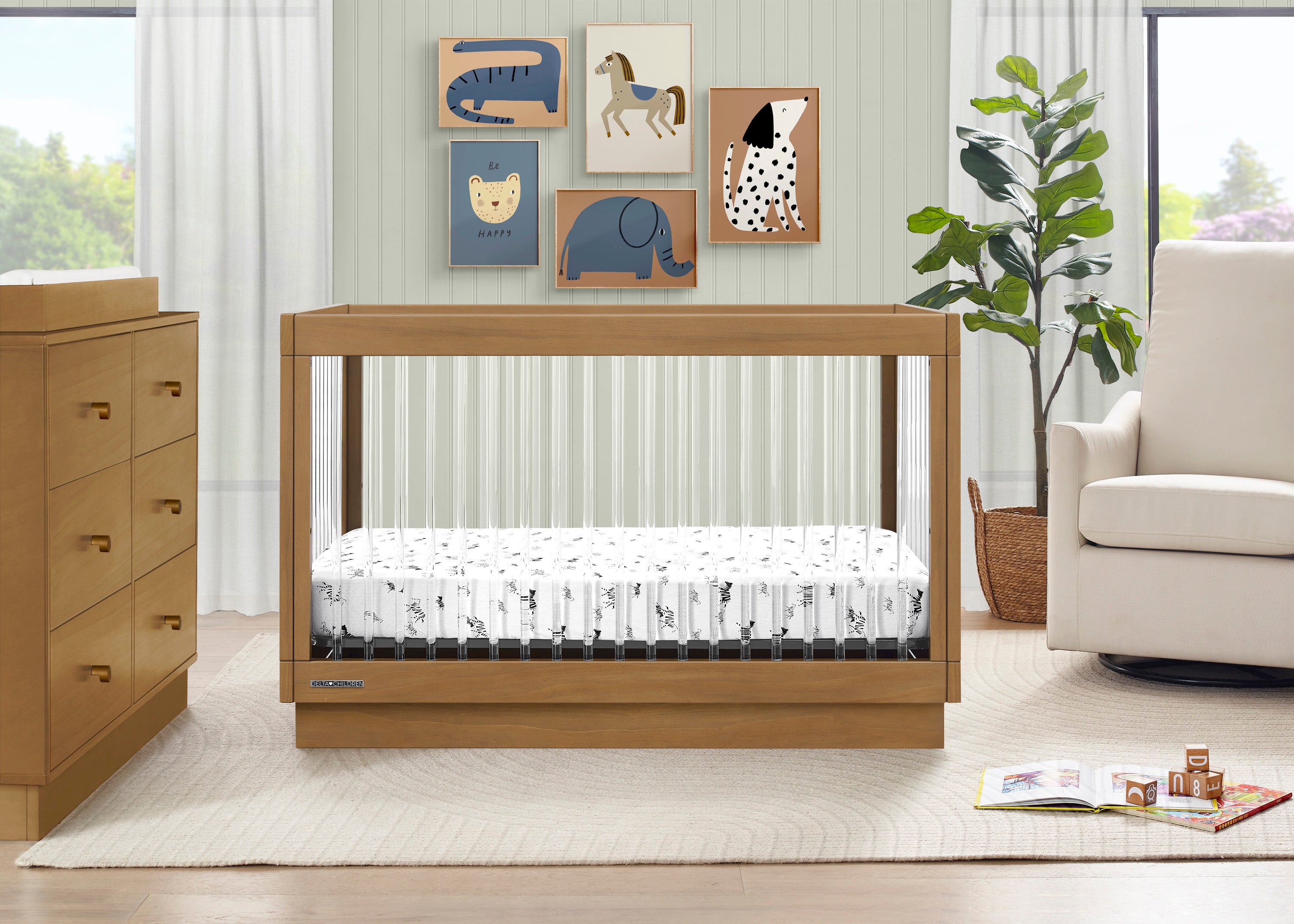 Complete The Look for Andie Nursery Glider Swivel Chair with Stain-Resistant LiveSmart Fabric