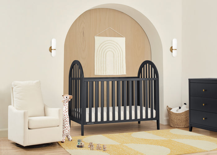 Milano 4-in-1 Convertible CribMidnight Grey (1360)