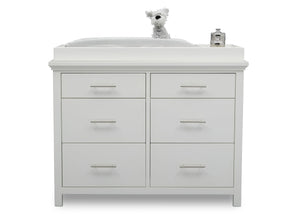 Simmons Kids Bianca White (130) Avery 6 Drawer Dresser with Changing Top 5