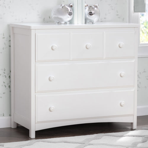 3 Drawer Dresser with Interlocking Drawers