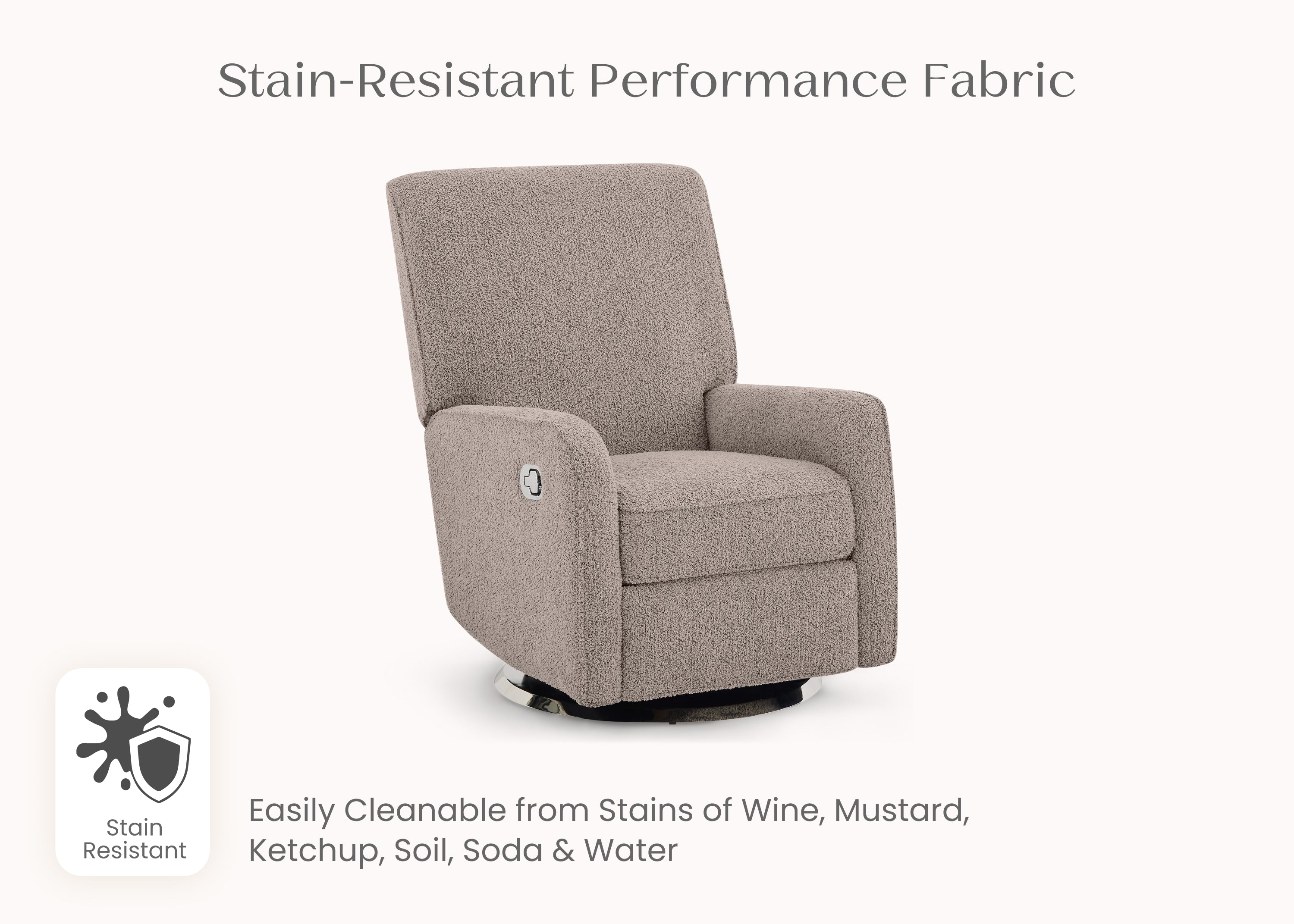 delta children nest recliner Nest Nursery Swivel Recliner