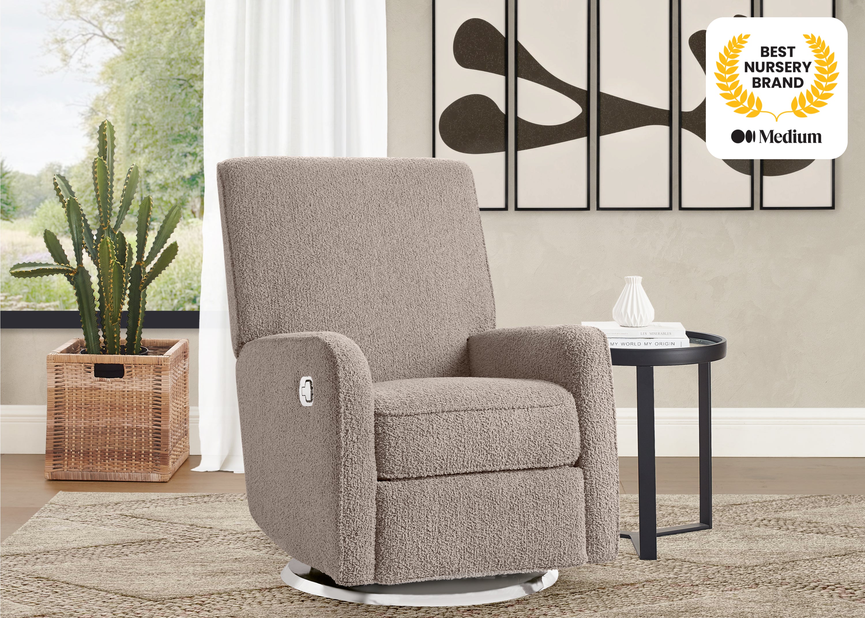 delta children nest nursery swivel recliner Nest Nursery Swivel Recliner