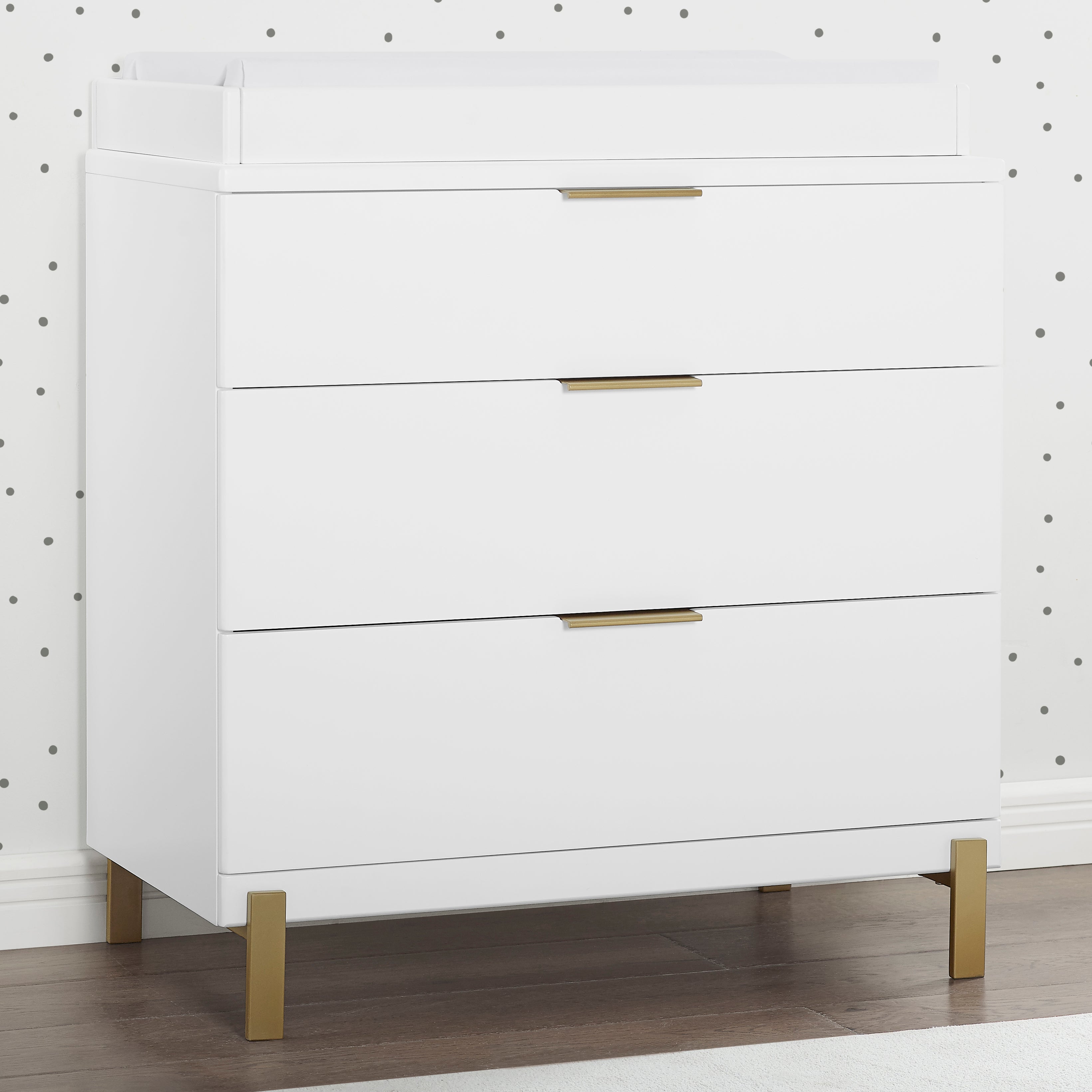 green emerald velvet dress Hendrix 3 Drawer Dresser