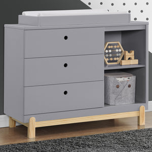 Poppy 3 Drawer Dresser with Cubbies 9