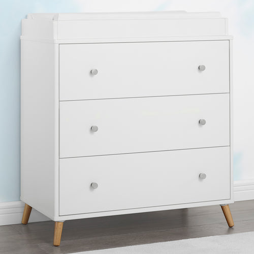 Jordan 3 Drawer Dresser with Interlocking Drawers