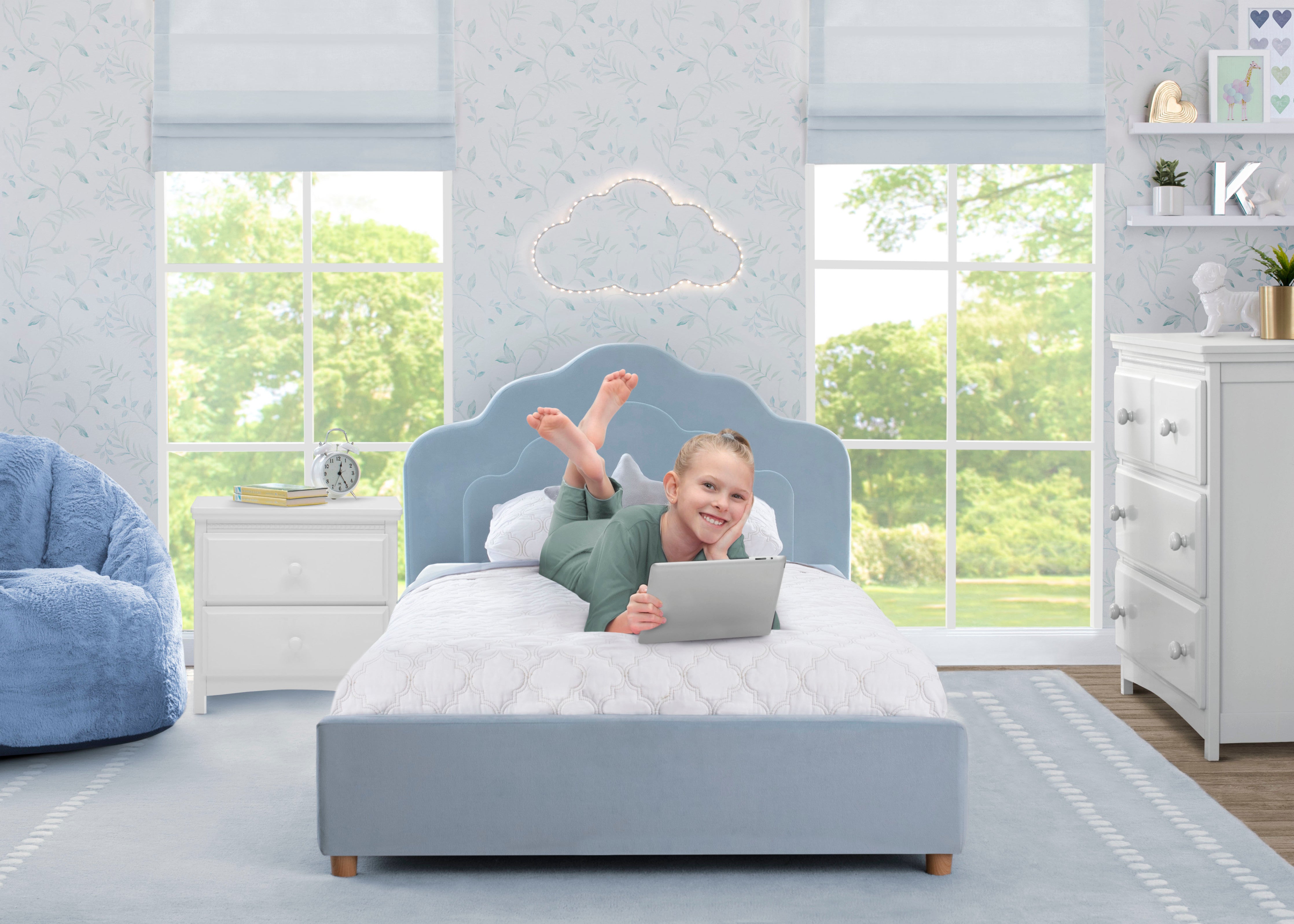 Upholstered Twin Bed - Delta Children