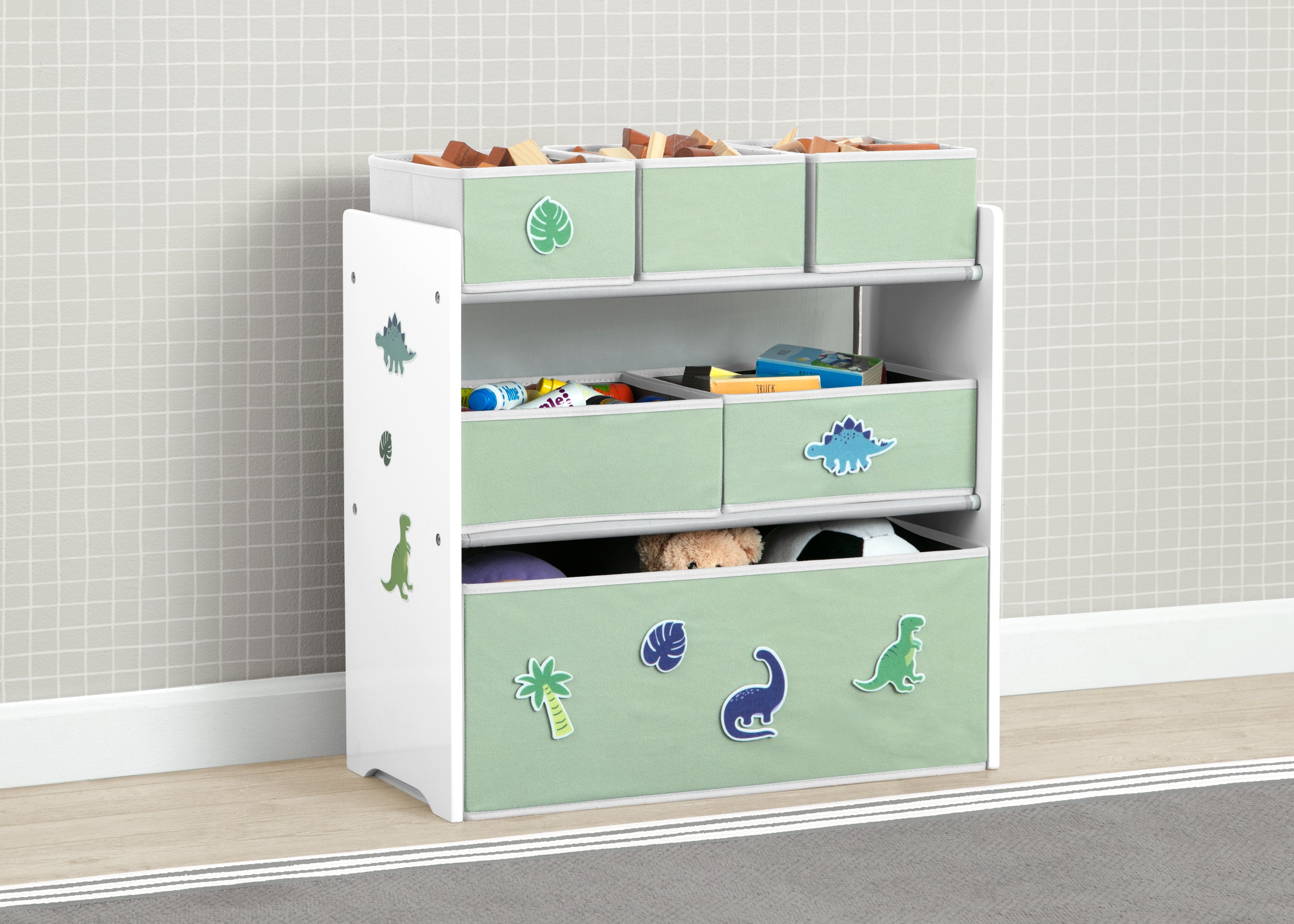 Design Store Bin Toy Storage Organizer with Interchangeable