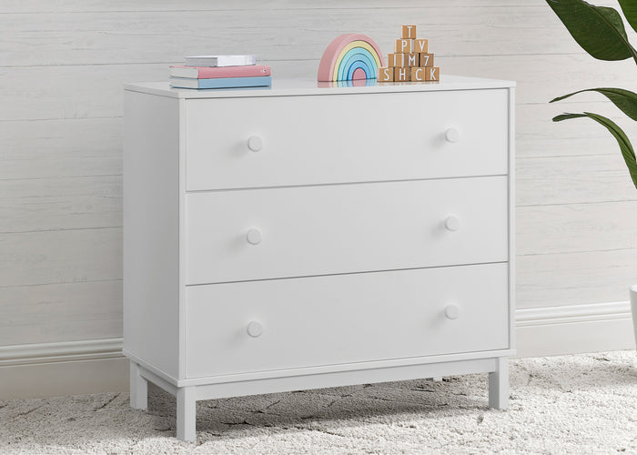 babyGap Legacy 3 Drawer Dresser with Interlocking DrawersBianca White (130)