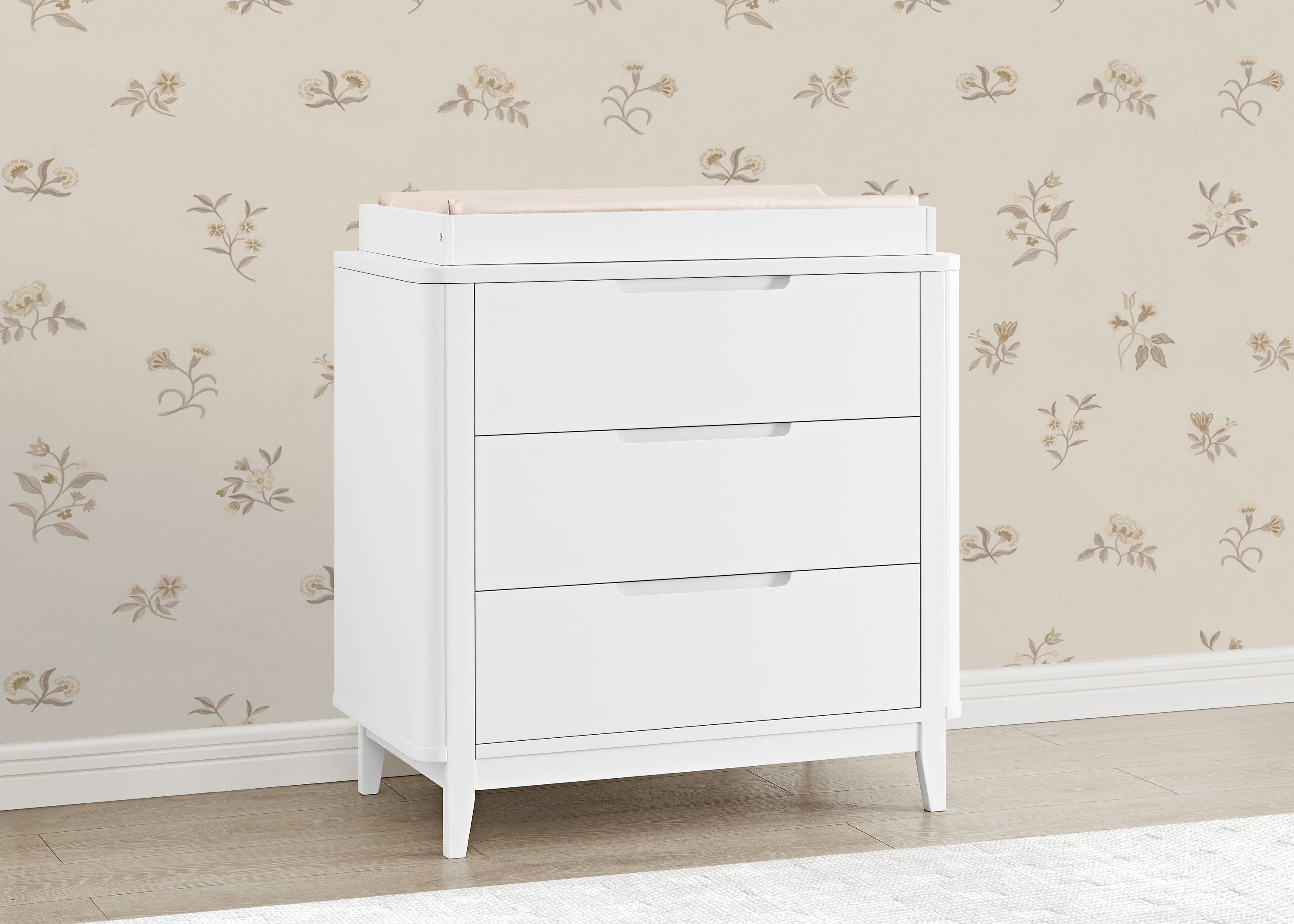 white three drawer dresser FUFU&GAGA 3-Drawer Standard LJY-WZ0149-01 at anchoring. furtble 3 Drawer Dresser, Small