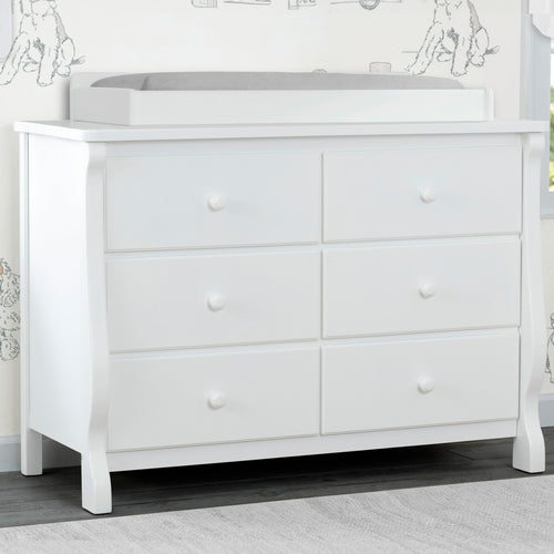 Canton / Eclipse 6 Drawer Dresser with Interlocking Drawers