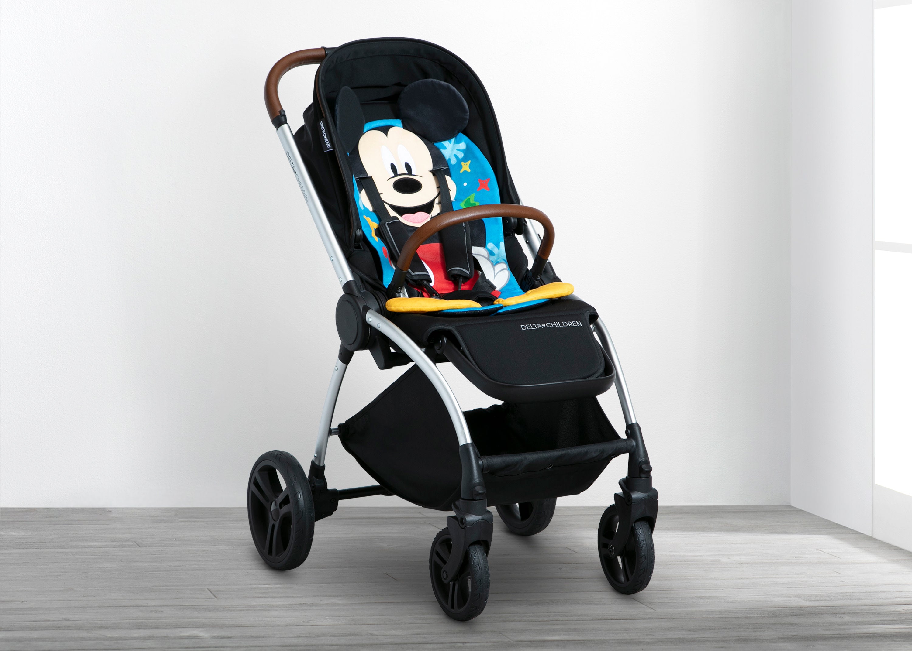 disney baby car seat and stroller Delta Children Mickey Mouse Stroller Seat Pad