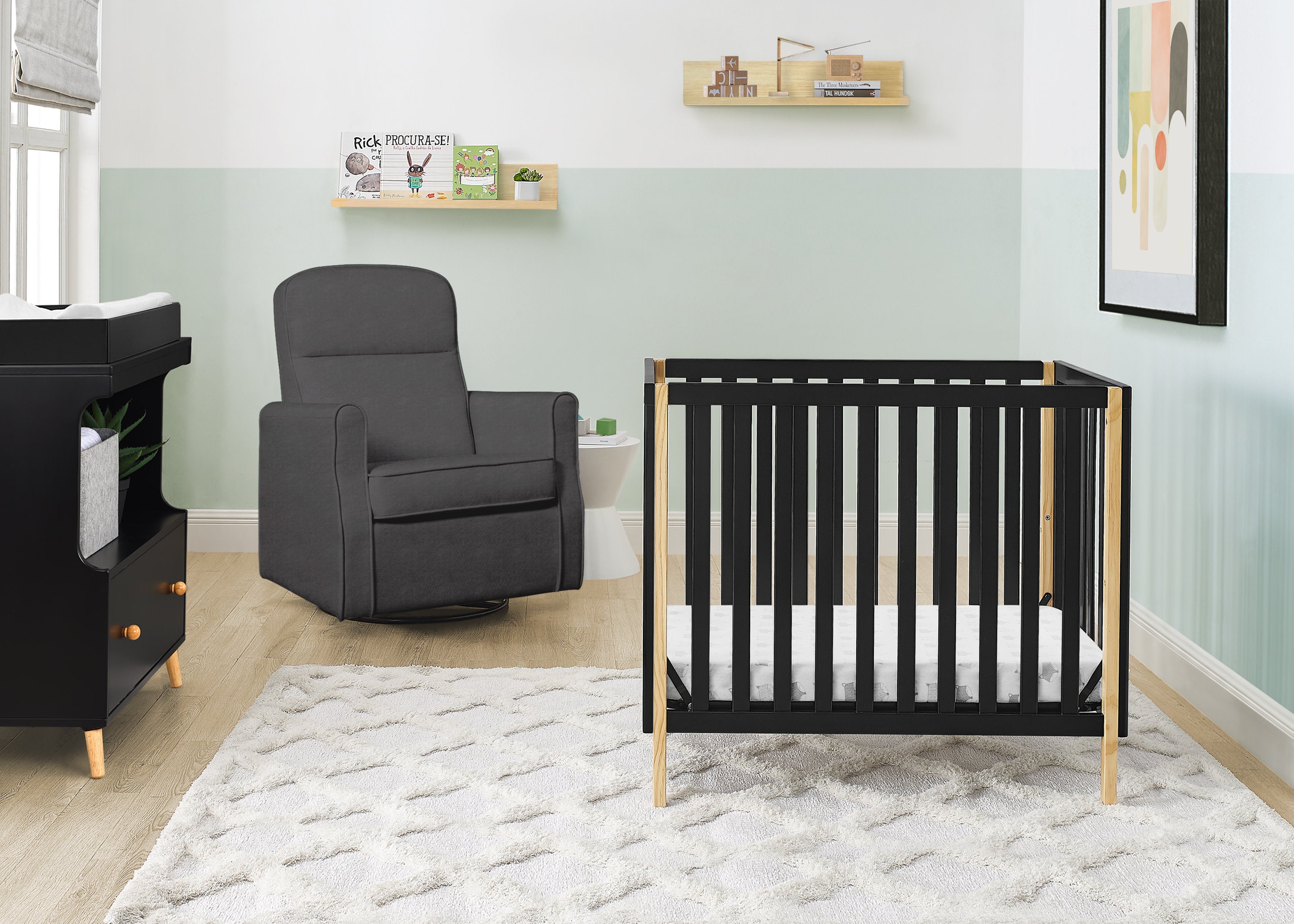 Complete The Look for Gio Mini Crib with 2.75-Inch Mattress