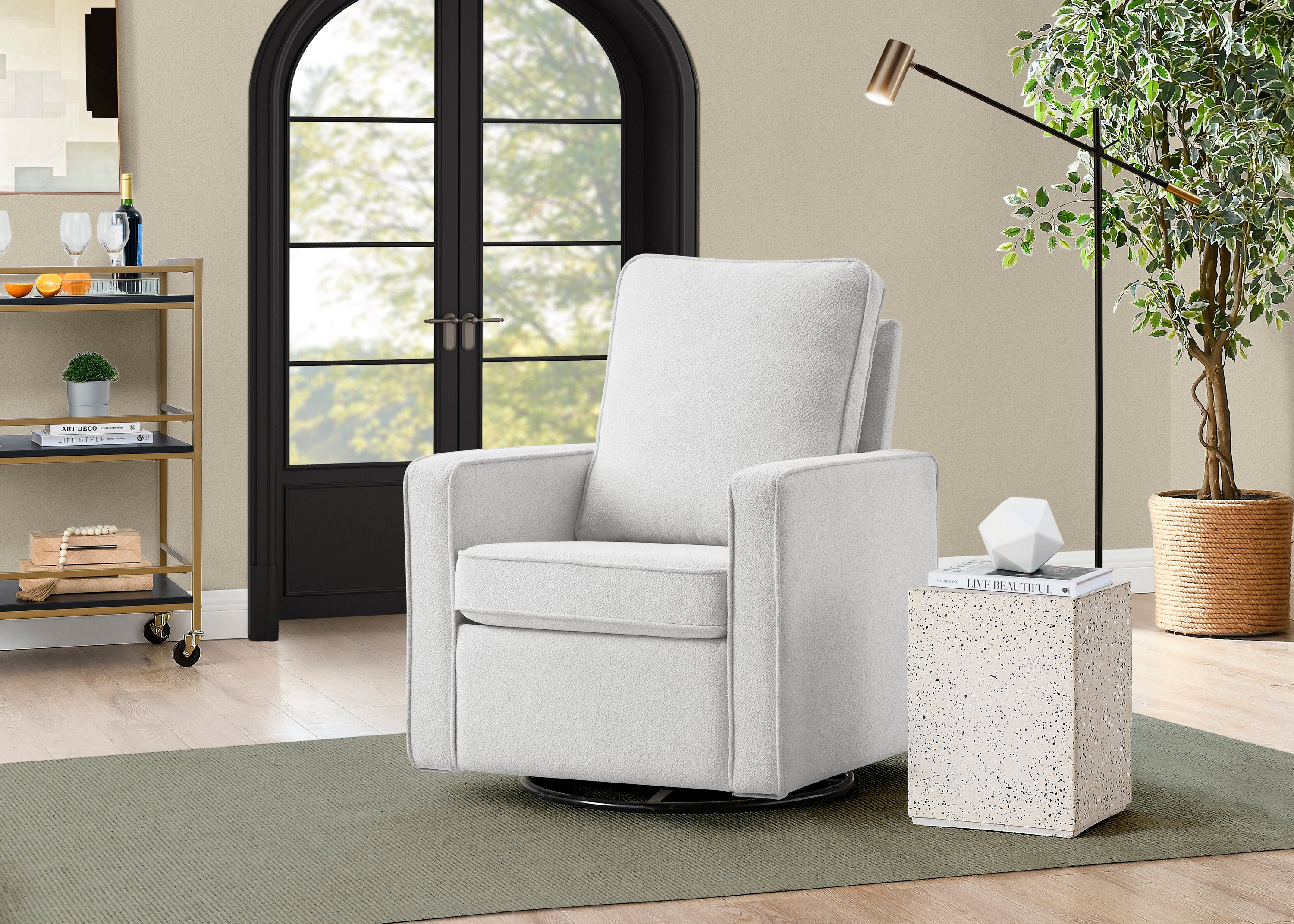 Luna Nursery Swivel Glider