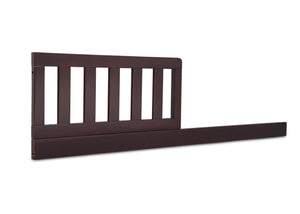 Delta Children Dark Chocolate (207) Daybed Rail & Toddler Guardrail Kit, Angled View b1b 0
