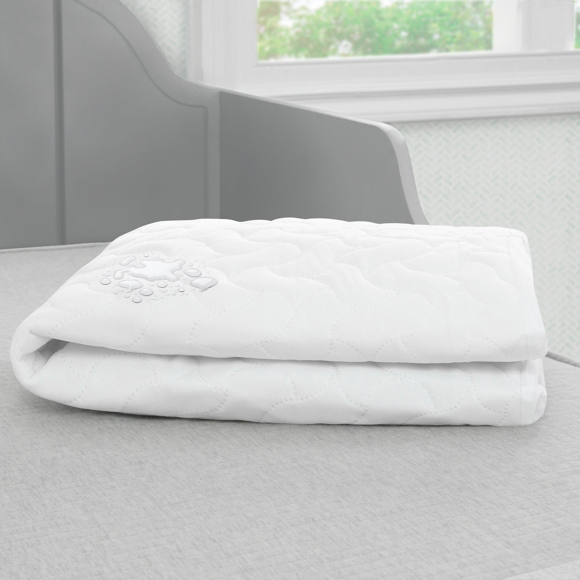 Serta crib deals mattress pad