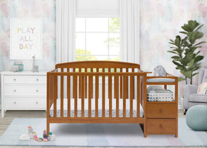 Delta Children Warm Honey (251) Royal Crib 'N' Changer, Crib Conversion d2d 3