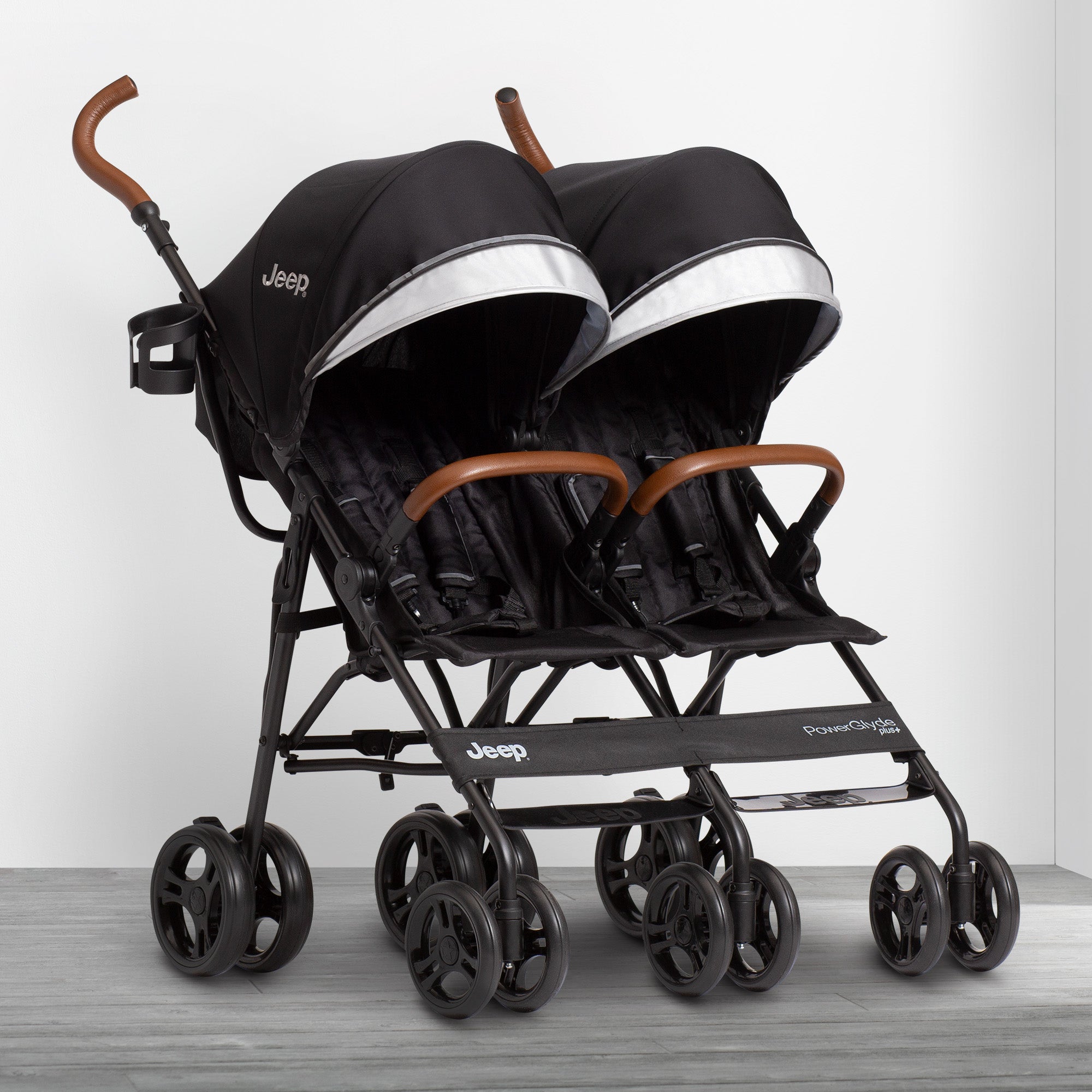 PowerGlyde Plus Side x Side Double Stroller - Delta Children