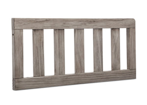 Simmons Kids Rustic White (119) Toddler Guardrail (180129), Angled View b1b 1