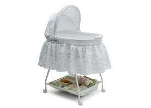 Delta Children Lots-A-Dots (371) Ultimate Sweet Beginnings Bassinet, Right Side View g1g 1