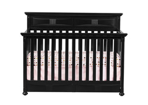 Simmons Kids Black (001) Impressions Crib 'N' More, Crib Conversion Front View a1a 0